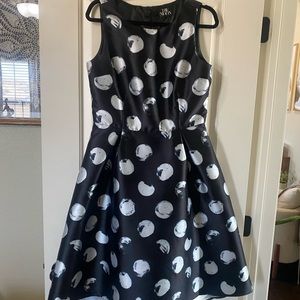 Black and white dress